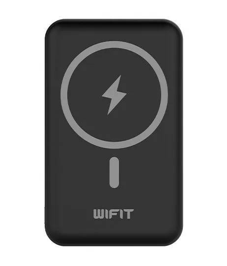 картинка Внешний аккумулятор Wimag Pro Wifit 10 000 mAh Magnetic Wireless Black от магазина КомпьютерЦентр