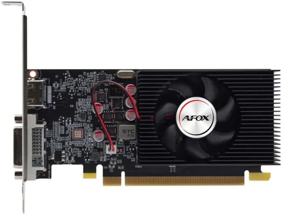 картинка Видеокарта 4Gb DDR4 GeForce GT1030 Afox 64bit, GPU 1152MHz, DVI, HDMI (AF1030-4096D4L2) от магазина КомпьютерЦентр
