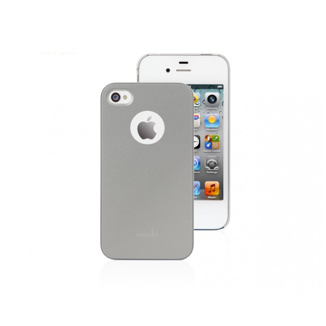 картинка Чехол Moshi iGlaze 4 Titanium for iPhone 4/4S (99MO036221) от магазина КомпьютерЦентр