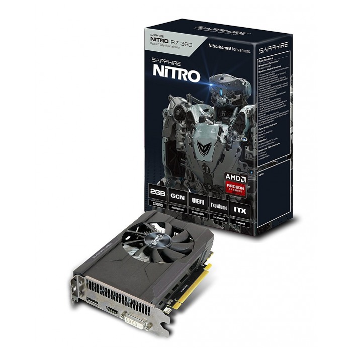 картинка Видеокарта Sapphire 2Gb DDR5 ATI R7 360 NITRO OC (11243-05-20G) от магазина КомпьютерЦентр