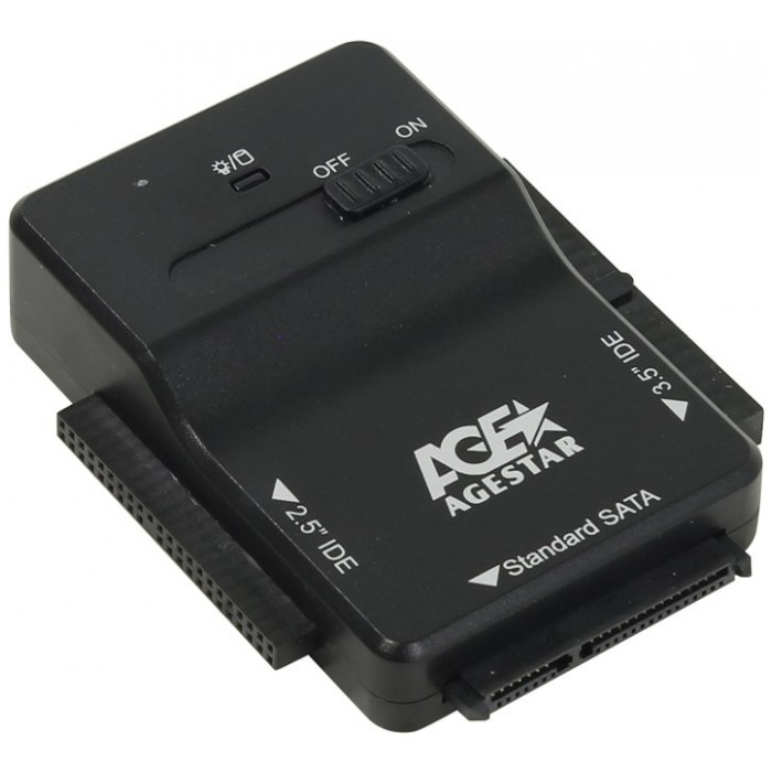 картинка Док-станция AgeStar для HDD/ SSD 3FBCP1 Black (3FBCP1) от магазина КомпьютерЦентр