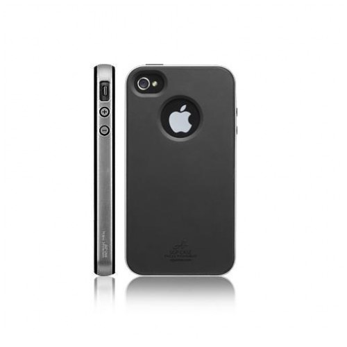 картинка Чехол SGP Neo Hybrid Case A Series Gun Metal for iPhone 4 (SGP07120) от магазина КомпьютерЦентр