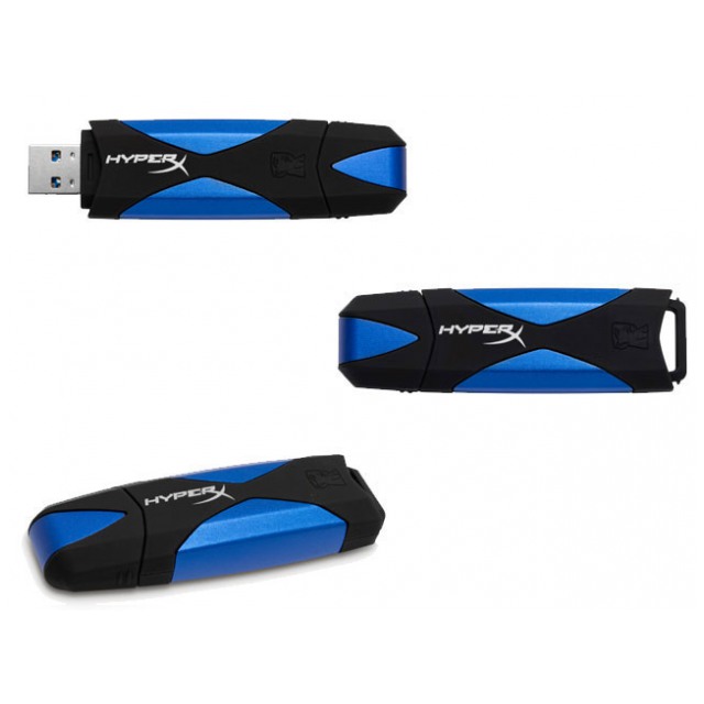 картинка Флешка USB Kingston 256Gb DT HyperX USB 3.0 (DTHX30/256G) от магазина КомпьютерЦентр