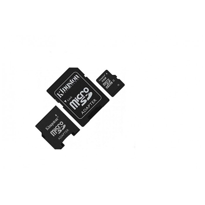 картинка Карта памяти Kingston 8Gb microSDHC Class 4, 2 SD adapter от магазина КомпьютерЦентр