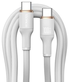 картинка Кабель Type-C 1.2m Romoss CB3224 1746341 USB Type-C (m)-USB Type-C (m) 1.2м белый коробка от магазина КомпьютерЦентр