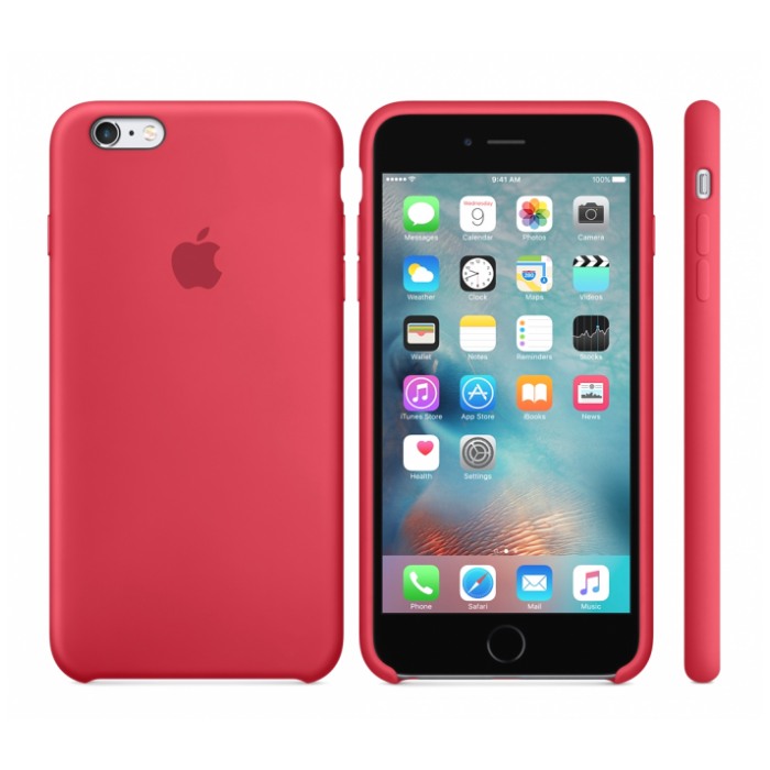 картинка Чехол Apple Silicone Case for iPhone 6/ 6S Camellia от магазина КомпьютерЦентр