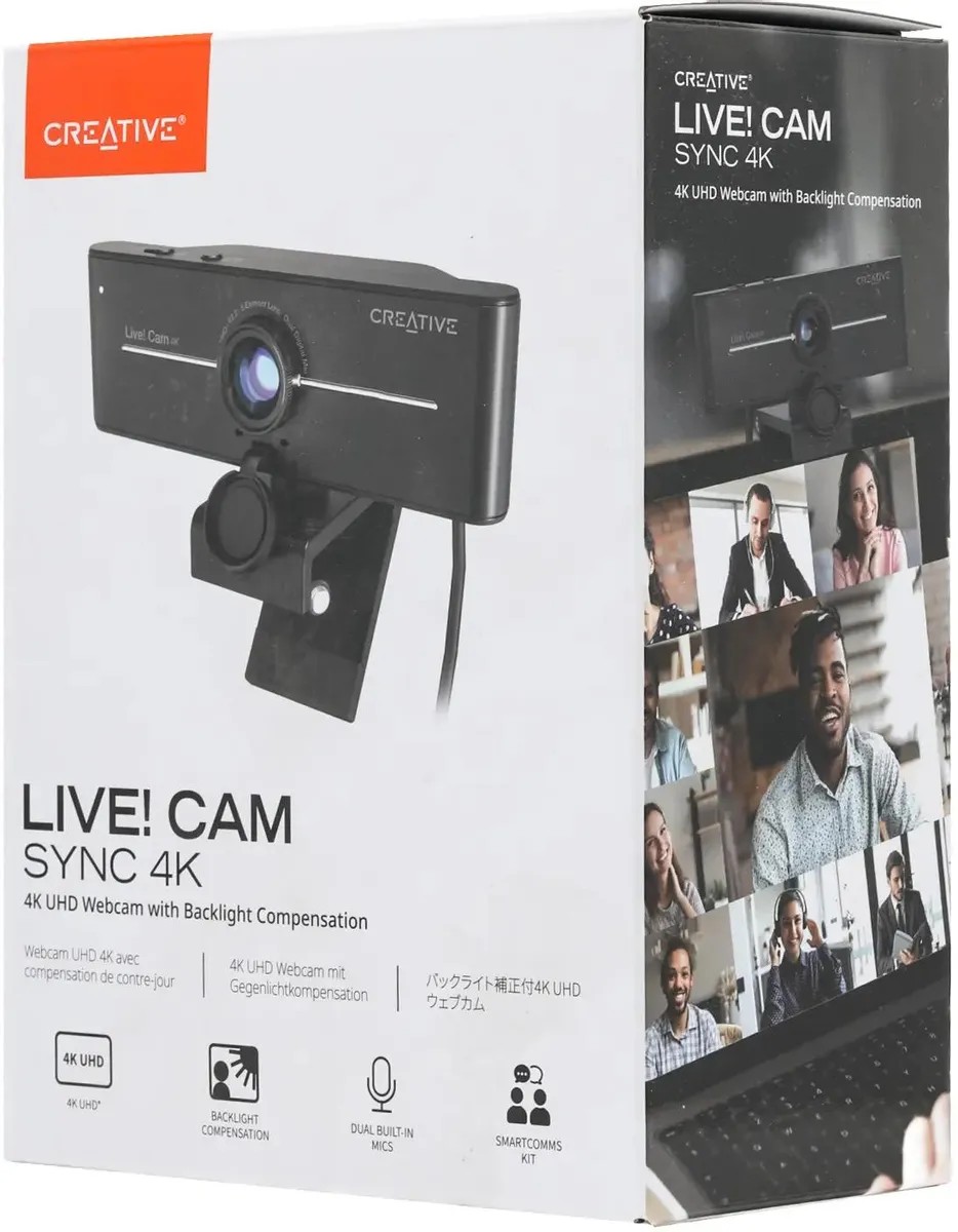 картинка Web-камера Creative Live! Cam Sync 4K от магазина КомпьютерЦентр