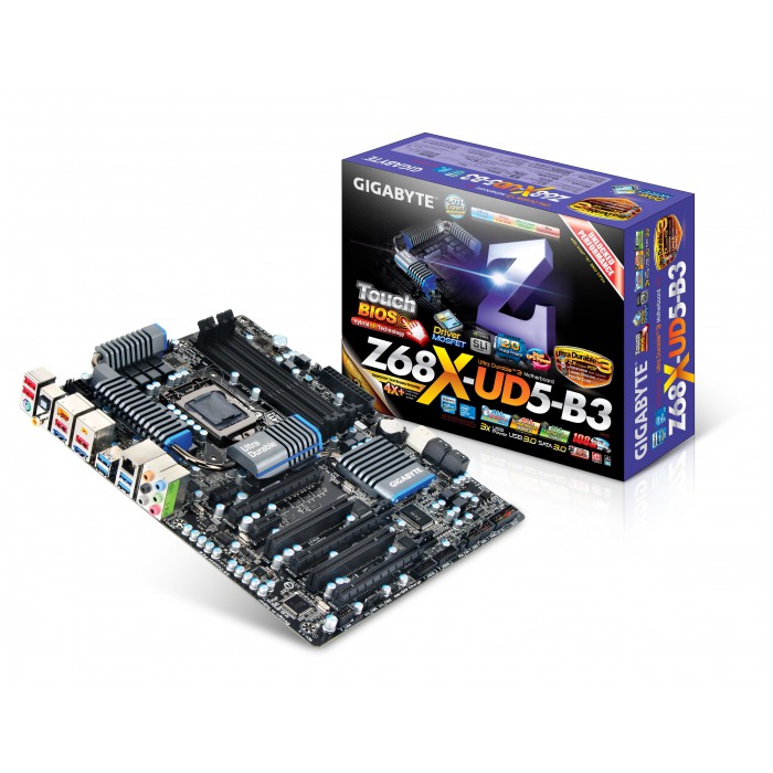 картинка Материнская плата Gigabyte GA-Z68X-UD5-B3 (GA-Z68X-UD5-B3) от магазина КомпьютерЦентр