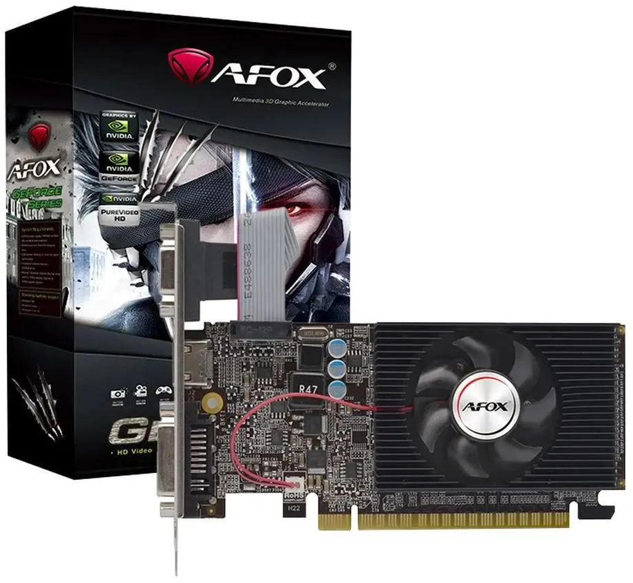 картинка Видеокарта 2Gb DDR3 GeForce GT610 AFOX LP 64b (AF610-2048D3L7-V6) от магазина КомпьютерЦентр