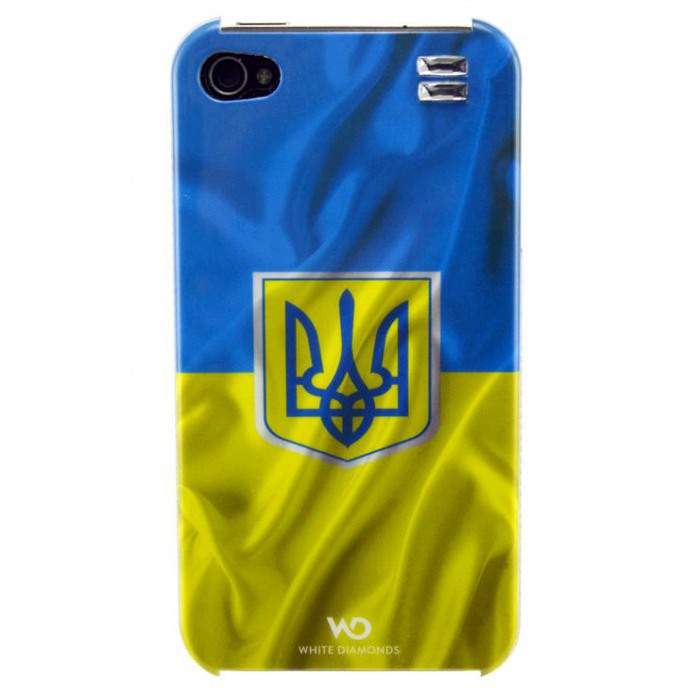 картинка Чехол White Diamonds Flag Ukraine for iPhone 4/4S (1110FLA07) от магазина КомпьютерЦентр