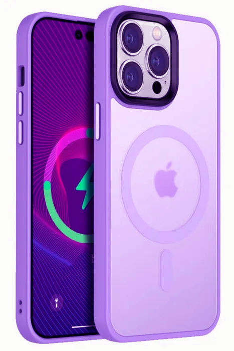 картинка Чехол iPhone 14 Pro Max 6,7'' Jingle Clear case Purple от магазина КомпьютерЦентр
