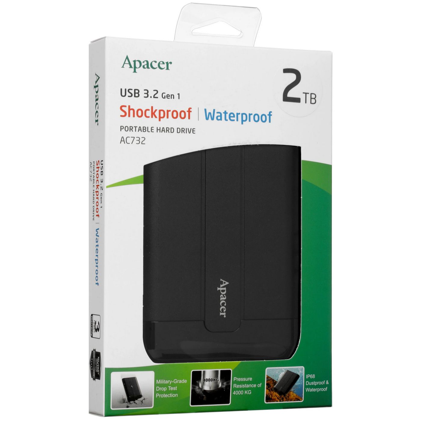 картинка HDD внешний 2Tb Apacer 2.5'' AC732 (AP2TBAC732B-1) USB 3.1 Black от магазина КомпьютерЦентр