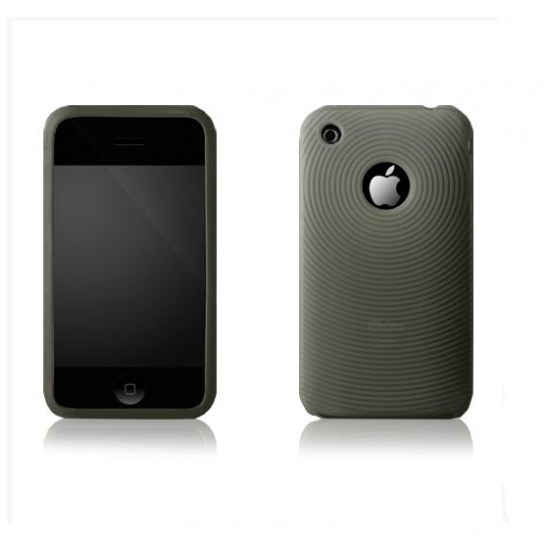 картинка Чехол More Swirling Series Silicone Case Cloudy Black for iPhone 3G/ 3GS (AP05-001CBL) от магазина КомпьютерЦентр
