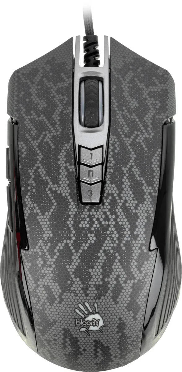 картинка Мышь A4Tech Bloody P93s Snake рисунок P93S SNAKE ACTIVATED от магазина КомпьютерЦентр