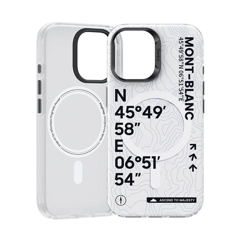 картинка Чехол силиконовый Benks Mt. Blanc Phone Case (MagSafe) для iPhone 16 6.1'' (C.K.QS.AP.CB.0063) от магазина КомпьютерЦентр