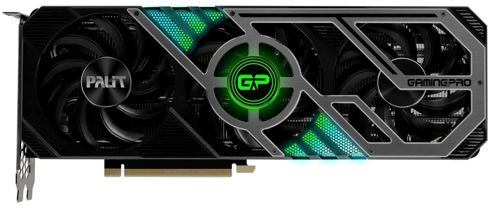 картинка Видеокарта Palit GeForce RTX 3070 Gaming Pro OC 8Gb GDDR6  (NE63070S19P2-1041A) от магазина КомпьютерЦентр