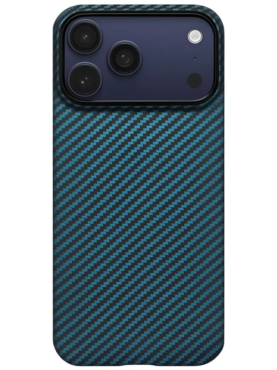 картинка Чехол PITAKA Ultra-Slim Case для iPhone 17 Pro 6.3'', Black/ Blue от магазина КомпьютерЦентр