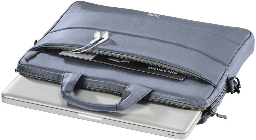 картинка Сумка для ноутбука Hama Toronto 14.1'' Gray (00216568) от магазина КомпьютерЦентр