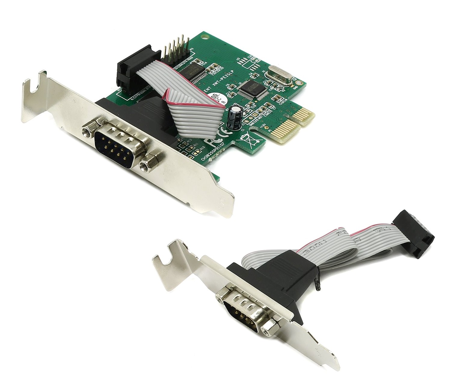 картинка Контроллер ORIENT XWT-PE2SLP OEM PCI-Ex1, 2xCOM9M, Low Profile от магазина КомпьютерЦентр