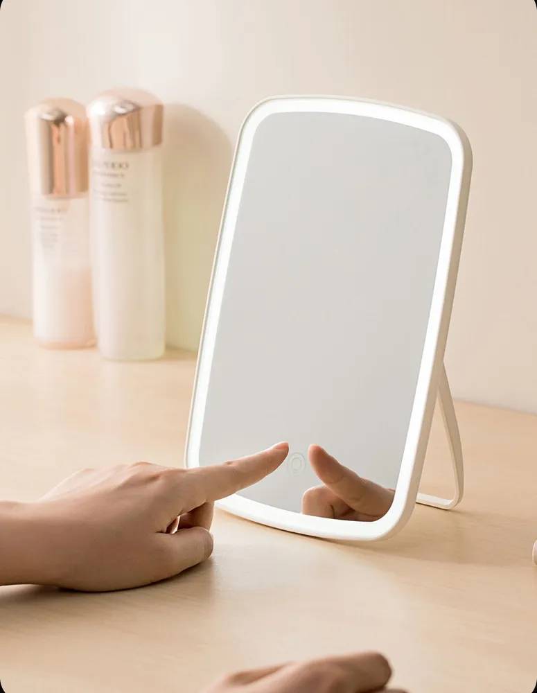 картинка Зеркало для макияжа с подсветкой Xiaomi Jordan Judy LED Makeup Mirror NV505 3 цвета от магазина КомпьютерЦентр