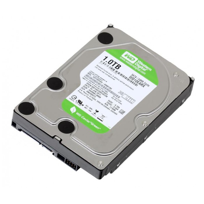 картинка Жесткий диск Western Digital 1.0Tb Caviar Green 3.5″ 64Mb 7200rpm SATA3 (WD10EARX) от магазина КомпьютерЦентр