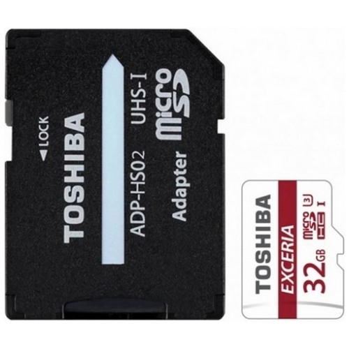 картинка Карта памяти Toshiba 32Gb microSDHC Class10 M302 + adapter (THN-M302R0320EA) от магазина КомпьютерЦентр