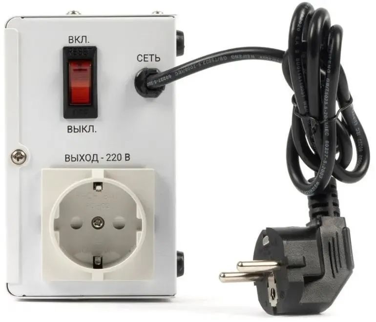 картинка Стабилизатор напряжения Бастион Rapan ST-1000 1000ВА белый 8900 от магазина КомпьютерЦентр