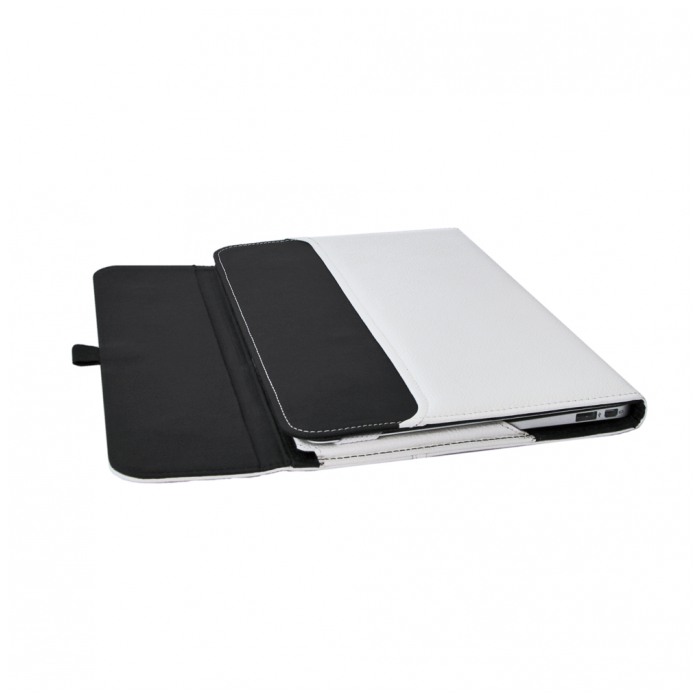 картинка Чехол Dublon Leatherworks Transformer Case White for Macbook Air 13″ New Model от магазина КомпьютерЦентр