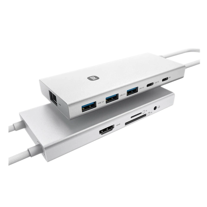 картинка HUB Xiaomi USB-C 10-in-1 Docking Station XMTIO01YM White (BHR07RGCN) от магазина КомпьютерЦентр