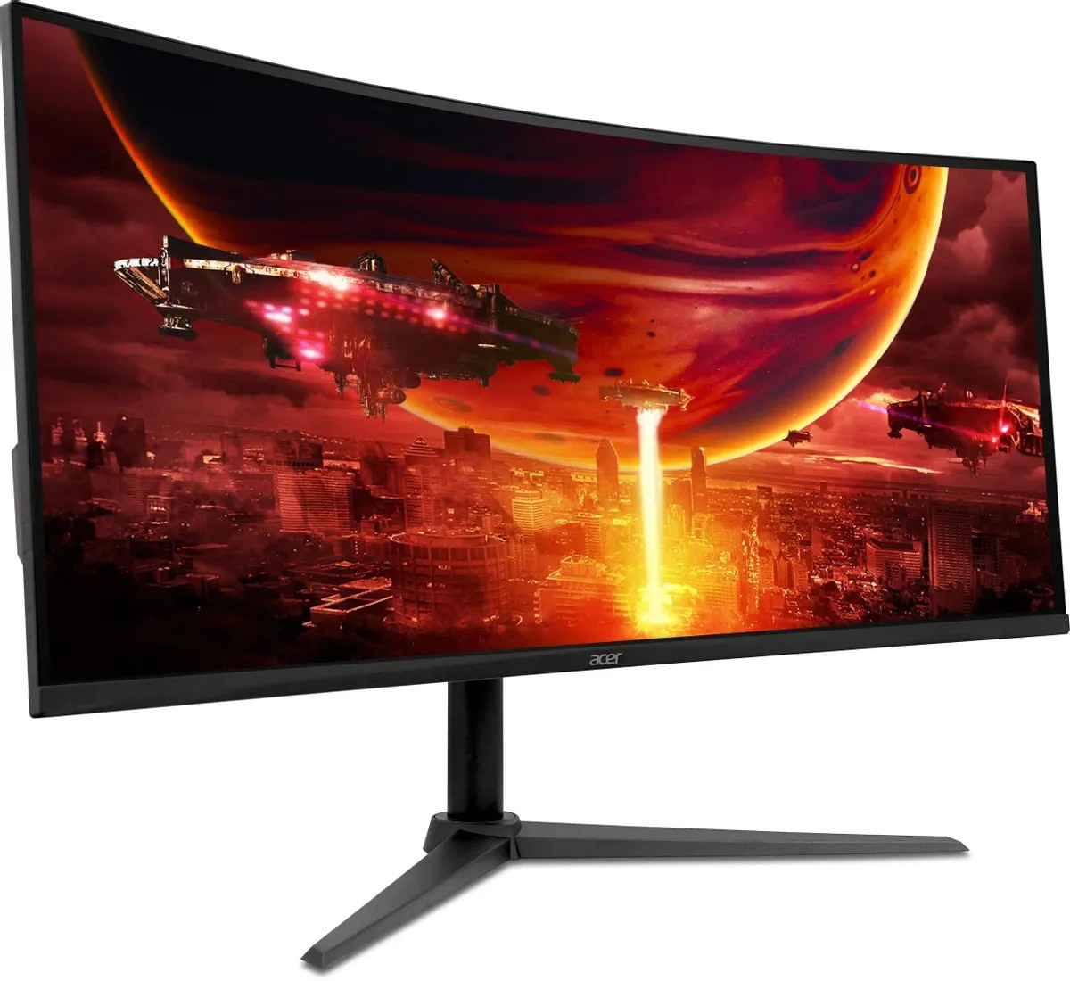 картинка Монитор 34'' Acer ED340CUHbmiipx VA Curved 1500R 3440x1440 (UM.CE0EE.H01) от магазина КомпьютерЦентр
