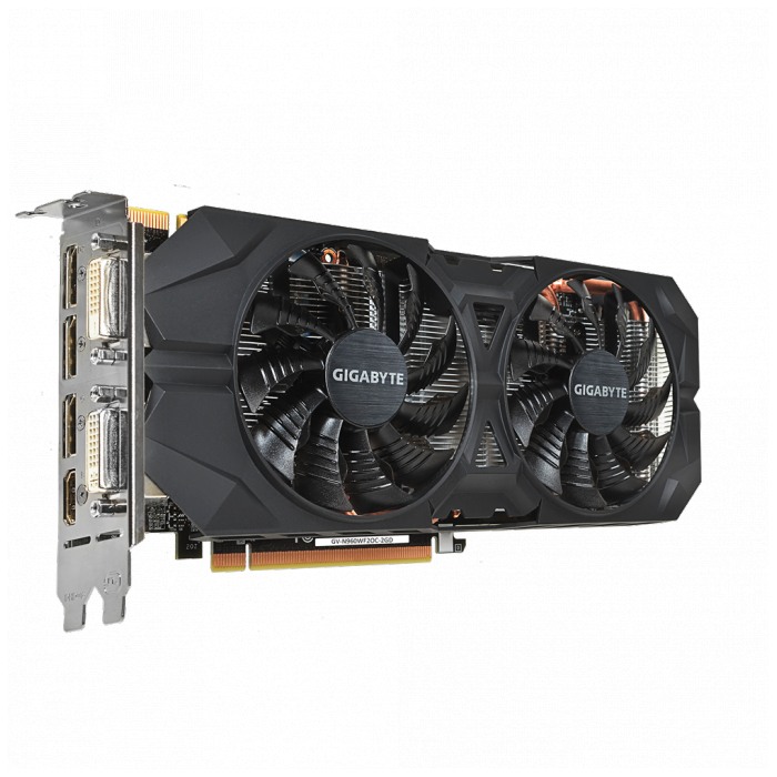 картинка Видеокарта Gigabyte 2Gb DDR5 GeForce GTX960 (GV-N960WF2OC-2GD) от магазина КомпьютерЦентр