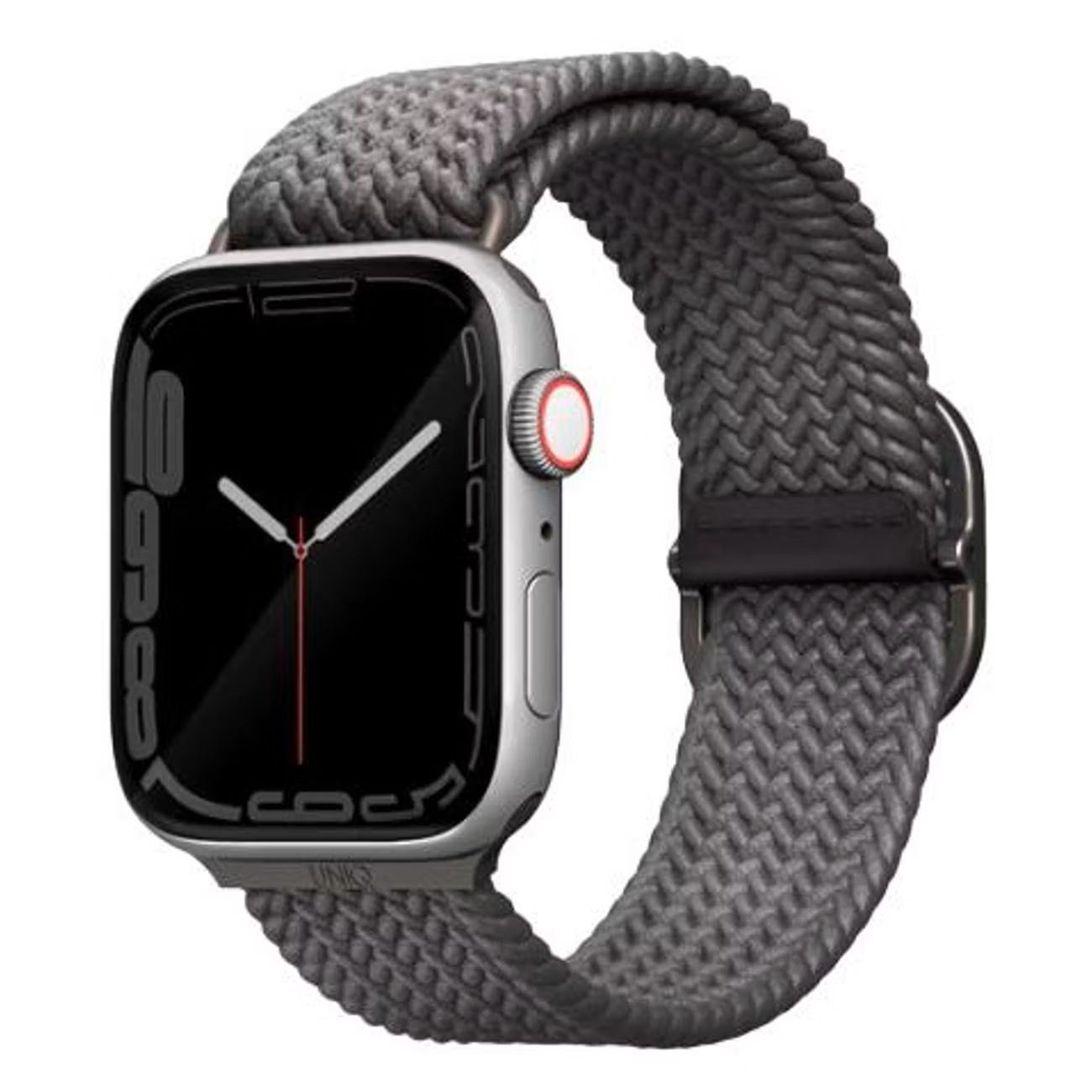 картинка Плетеный ремень Uniq ASPEN для Apple Watch 41/ 40/ 38 GREY (40MM-ASPGRY) от магазина КомпьютерЦентр