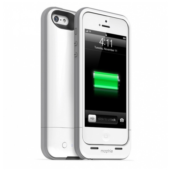 картинка Аккумулятор внешний Mophie Juice Pack Plus Case White 2100 mAh for iPhone5 (2396-JPP-IP5-WHT-I) от магазина КомпьютерЦентр