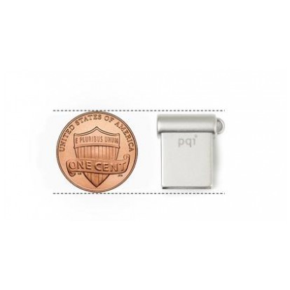 картинка Флешка USB PQI 16Gb I-Stick Mini Mac Silver (6831-016GR106A) от магазина КомпьютерЦентр
