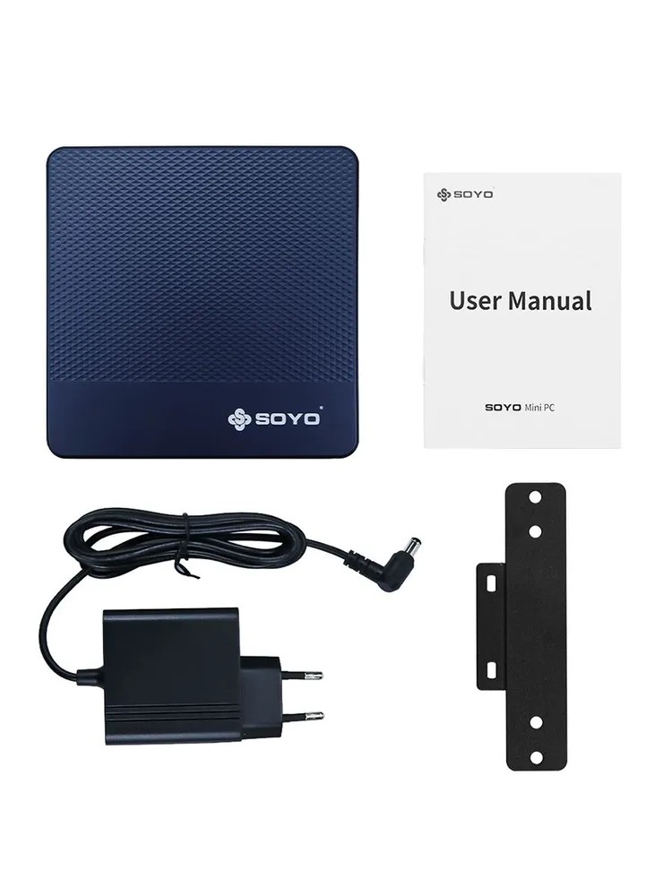 картинка Мини-ПК SOYO M4Plus Intel N150/  16 ГБ/  SSD 512 ГБ/  Intel UHD Graphics/  Windows 11 Pro, черный матовый от магазина КомпьютерЦентр