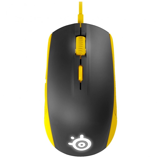 картинка Мышка SteelSeries Rival 100, Proton Yellow (62340) от магазина КомпьютерЦентр