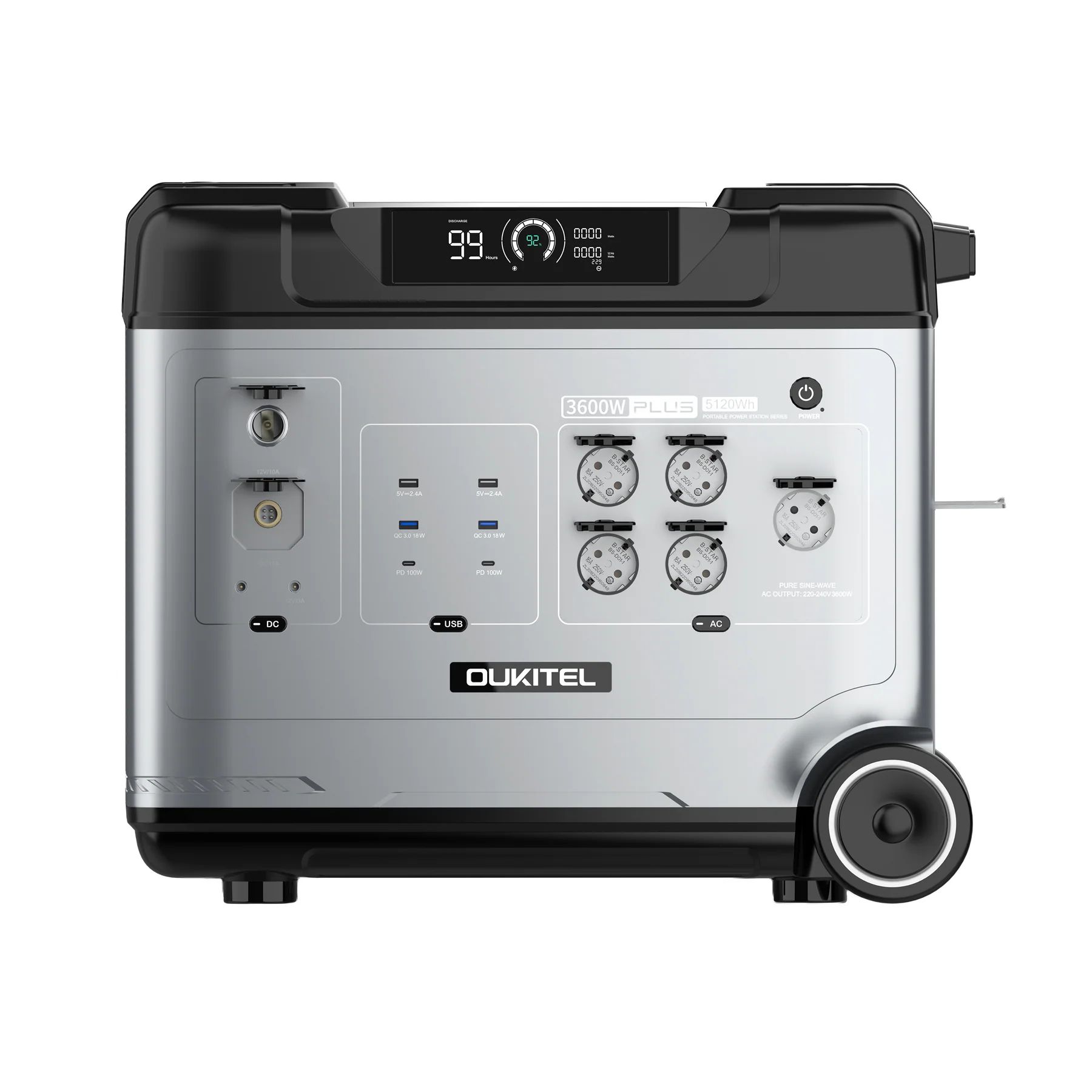 картинка Портативная электростанция Oukitel P5000E Plus 3600W (пик 7200W) /  5120Wh LiFePO4 от магазина КомпьютерЦентр
