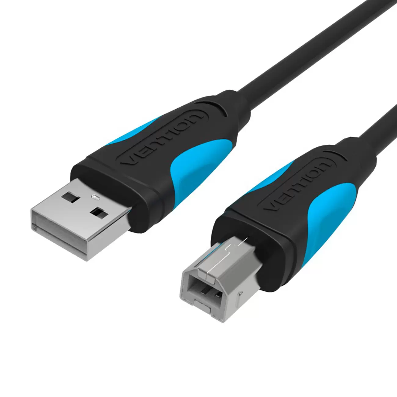 картинка Кабель USB 2.0 A->B - 3 м Vention Black (VAS-A16-B300) от магазина КомпьютерЦентр