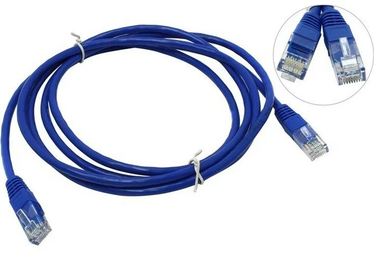 картинка Патч-корд Gembird/ Cablexpert PP12-2M/ B, Cat.5e, 2м, Blue от магазина КомпьютерЦентр