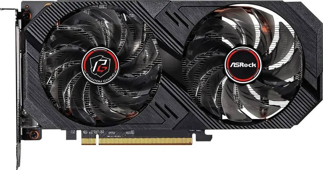 картинка Видеокарта 4Gb GDDR6 AMD Radeon RX6500XT Asrock Phantom Gaming D OC (RX6500XT PGD 4GO) от магазина КомпьютерЦентр