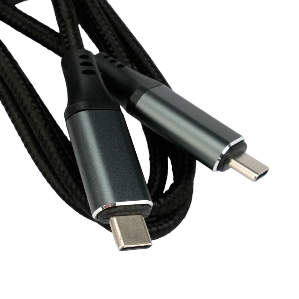 картинка Кабель Type-C/ Type-C USB4.0 Cablexpert (CC-USB4-CMCM-BR-1.8M) 5А, 240Вт, PD3.1/ QC4.0, 40Gbps, медь, Pro, 1.8м, черный, пакет (23142) от магазина КомпьютерЦентр