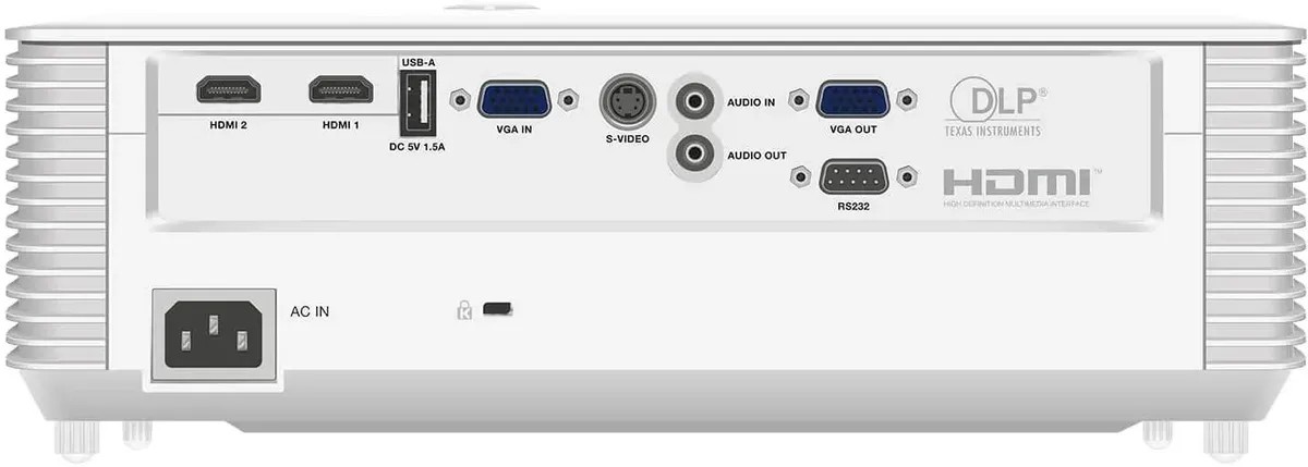 картинка Проектор ScreenPlay INFOCUS SP226 DLP, WXGA, 4000 lm, 30 000:1, 1.541.72:1, 2xHDMI 1.4, VGA in/ out, S-Video, 3.5mm in/ out, USB-A, RS-232, 10W, 27дБ, 2,9 кг, БЕЛЫЙ от магазина КомпьютерЦентр