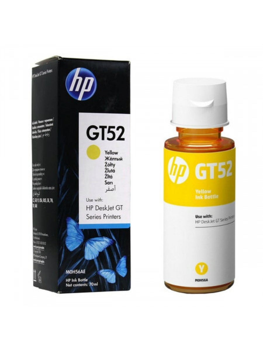 картинка Чернила HP GT52 Yellow (M0H56EA) от магазина КомпьютерЦентр