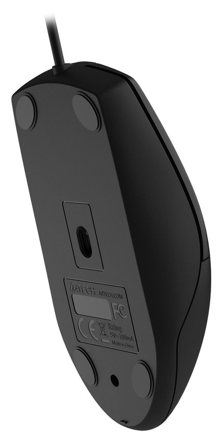 картинка Мышка A4tech OP-330S, Silent, Black от магазина КомпьютерЦентр