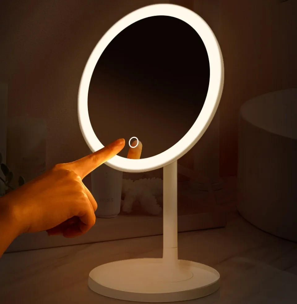 картинка Зеркало для макияжа Xiaomi DOCO Daylight Mirror HZJ001 White от магазина КомпьютерЦентр