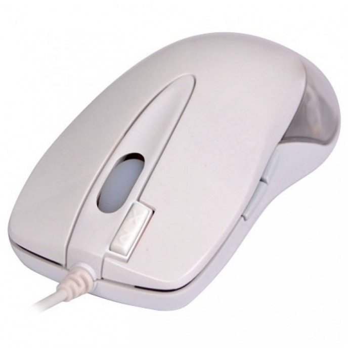 картинка Мышка A4tech X6-55BD Glaser White USB от магазина КомпьютерЦентр