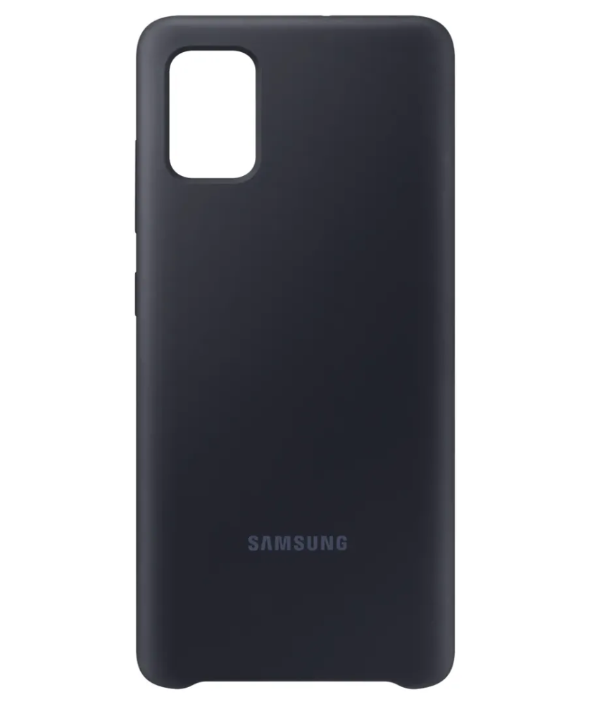 картинка Чехол для Galaxy A51 Full Silicone Case Black (Copy) от магазина КомпьютерЦентр