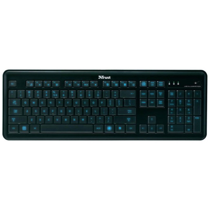 картинка Клавиатура Trust RU Elight Illum Keyboard (17372) от магазина КомпьютерЦентр