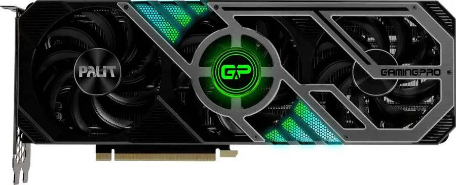 картинка Видеокарта 10Gb GDDR6X GeForce RTX 3080 Palit GamingPro [NED3080019IA-132AA] от магазина КомпьютерЦентр