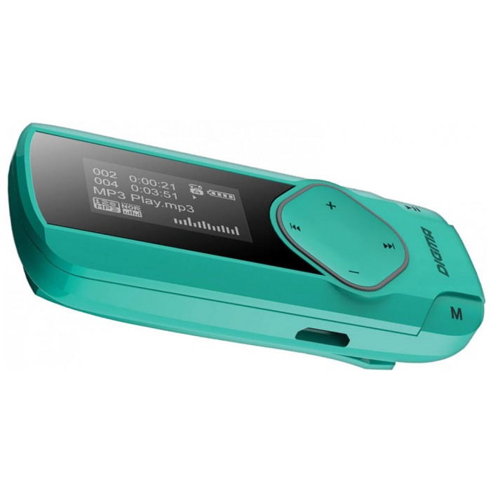 картинка Плеер MP3 Digma 8gb R2 FM Clip Mint от магазина КомпьютерЦентр